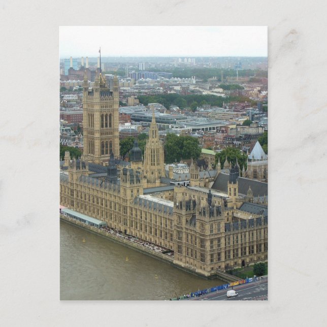 Carte Postale Londres Westminster (Devant)