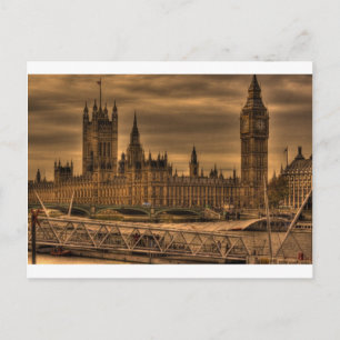 Carte Postale Londres Westminster Palace & Big Ben