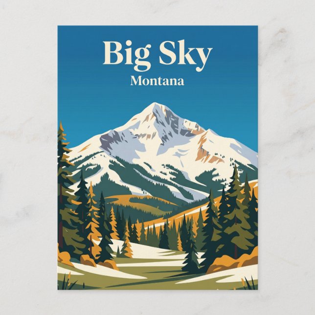Carte Postale Lone Mountain États-Unis (Devant)