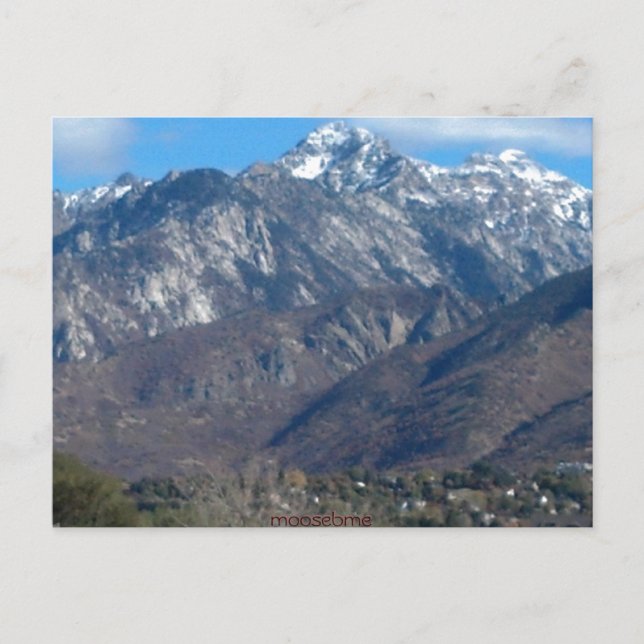 Carte postale Lone Peak Mountain Utah 2012 (Devant)