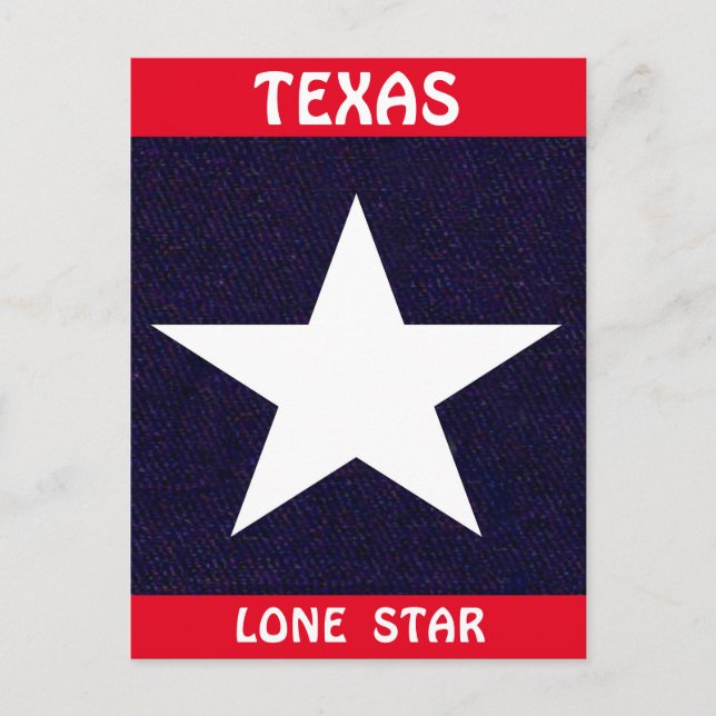 Carte Postale Lone Star du Texas (Devant)