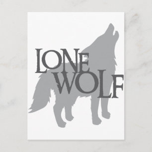 CARTE POSTALE LONE WOLF