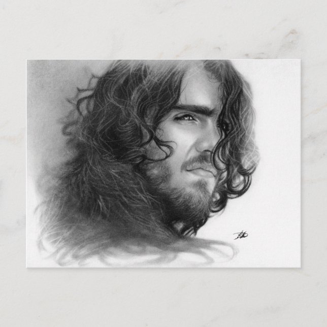 Carte postale Lonely Soul Homme Angel (Devant)