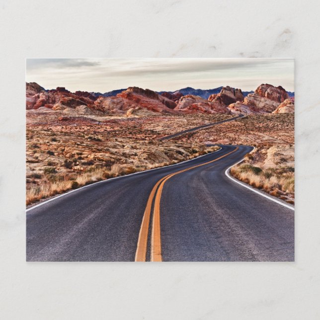 Carte Postale Lonesome Desert Highway (Devant)
