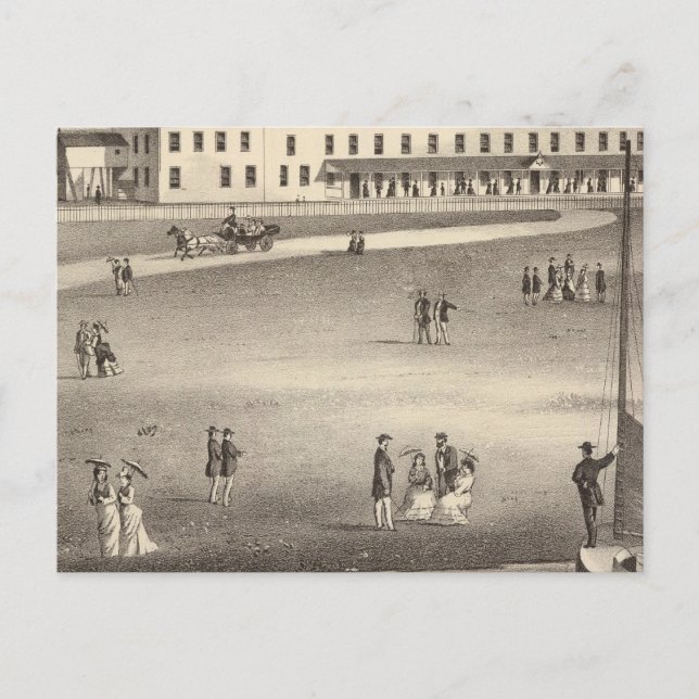Carte Postale Long Beach House, Long Beach, NJ (Devant)
