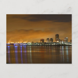 Carte Postale Long Beach Skyline