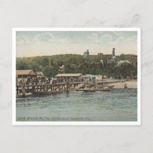 Carte Postale Long Branch NJ The Highlands of Navesink c1906
