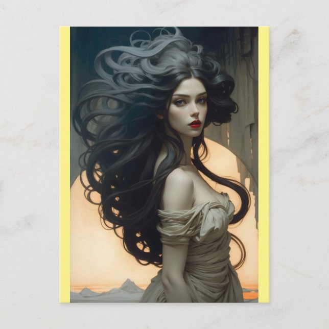 Carte Postale long poil (Devant)