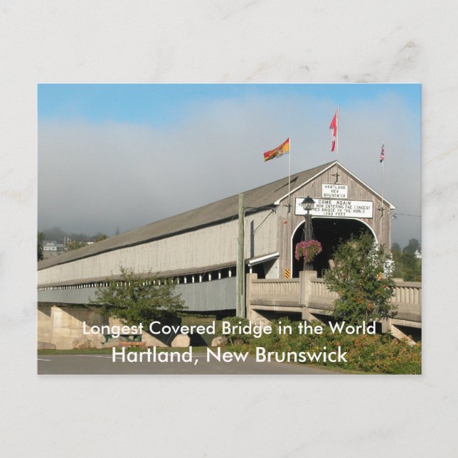 Carte Postale Longest Covered Bridge in the Worl... (Devant)