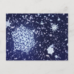 Carte postale longue nuit d'hiver