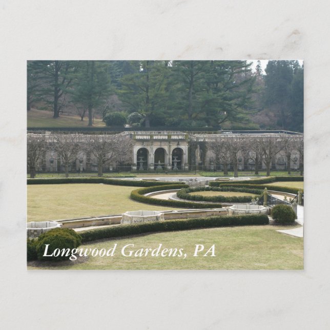 Carte Postale Longwood Gardens, PA (Devant)