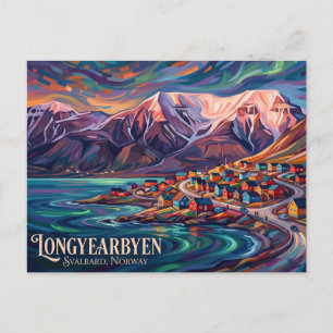 Carte Postale Longyearbyen, Svalbard Norvège