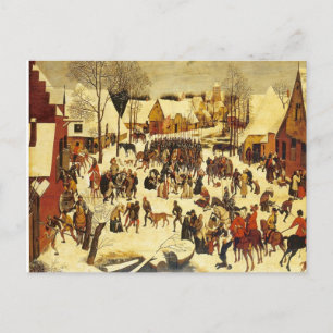 Carte Postale Lons le Saunier Museum scène d'hiver Breughal