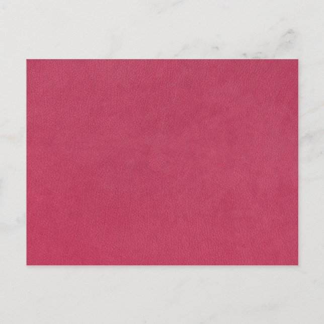 Carte Postale Look en cuir rose (Devant)