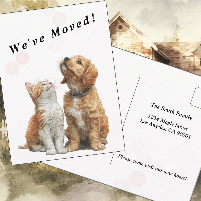 Carte Postale Looking Up at You – Moving Announcement  (Créateur téléchargé)