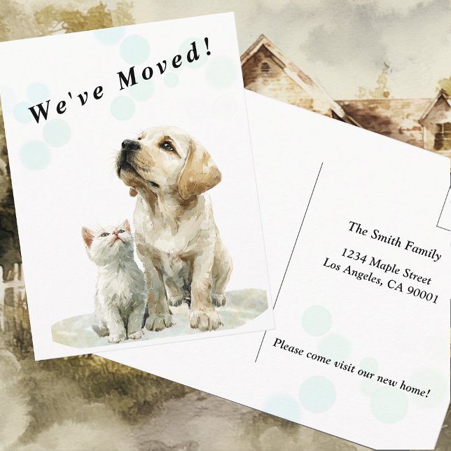 Carte Postale Looking Up at You – Moving Announcement 3 (Créateur téléchargé)