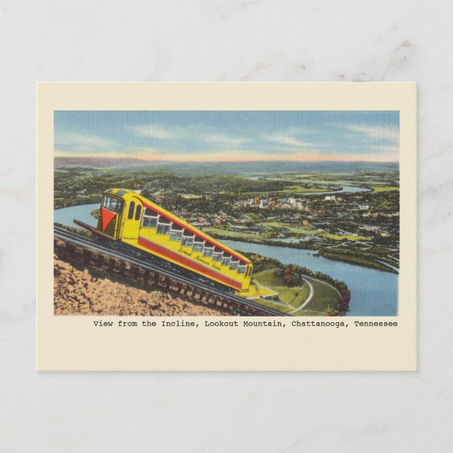 Carte Postale Lookout Mountain, Chattanooga Tennessee (Devant)