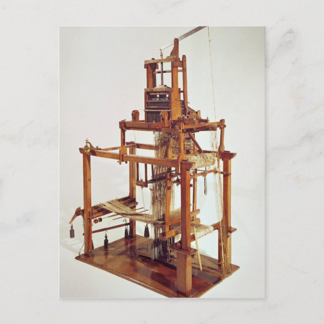 Carte Postale Loom dessiné par Joseph Marie Jacquard (Devant)