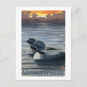 Carte Postale Loon commun du New Hampshire