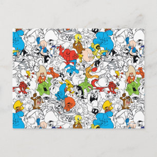 Carte Postale LOONEY TUNES™ Color Pop Motif