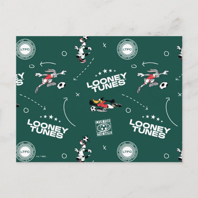 Carte Postale LOONEY TUNES™ Guide de jeu de football américain M (Devant)