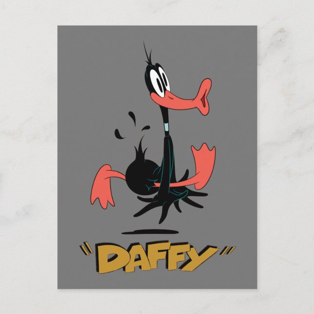 Carte Postale LOONEY TUNES™ Rires rétro | DAFFY DUCK™ (Devant)