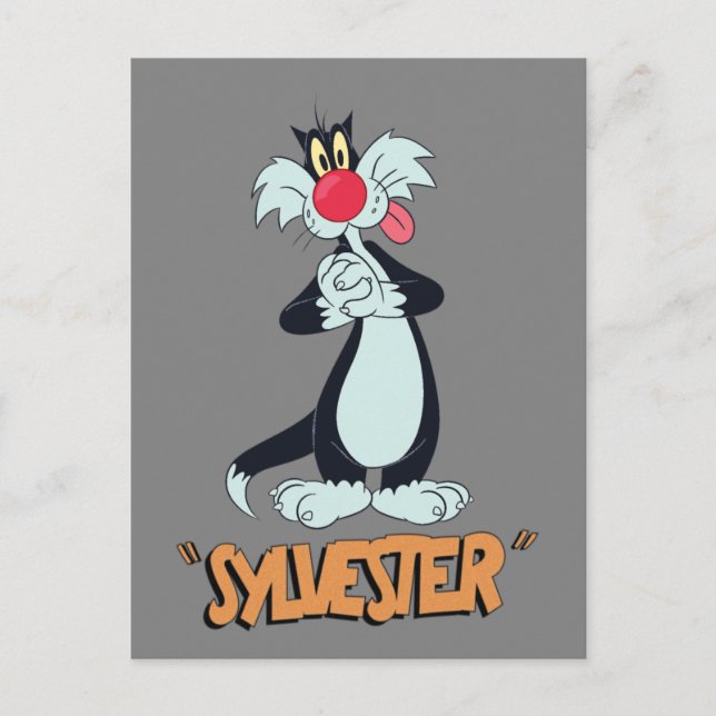 Carte Postale LOONEY TUNES™ Rires rétro | SYLVESTER™ (Devant)