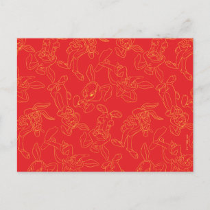 Carte Postale LOONEY TUNES™ Year of the Rabbit Costume Pattern