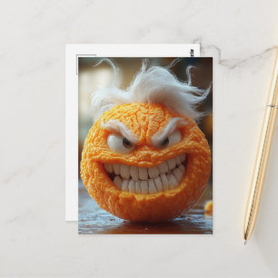 Carte Postale L'Orange Encolère Effrayante