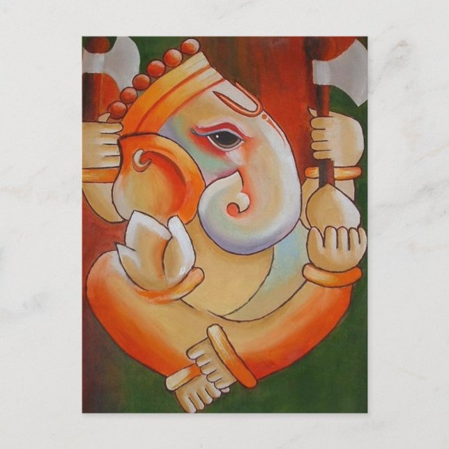Carte postale Lord Ganesha (Devant)