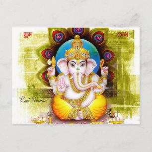 Carte postale Lord Ganesha