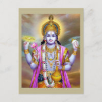 Lord Vishnu Floral Art
