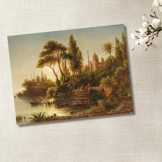 Carte Postale L'Orient sous la lumière du soir - Albert Rieger (Créateur téléchargé)