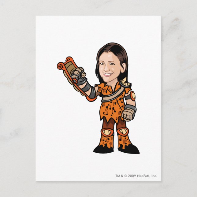 Carte Postale LornaDesparow Joueur d'état-major Tyrannia (Devant)