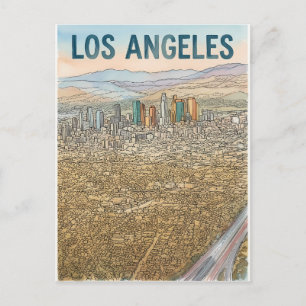 Carte Postale Los Angeles 