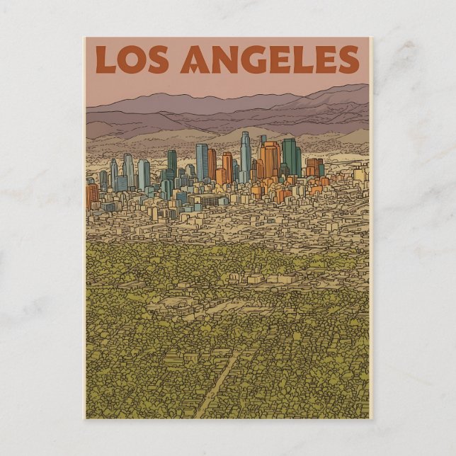 Carte Postale Los Angeles  (Devant)