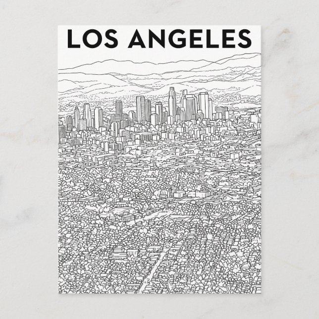 Carte Postale Los Angeles  (Devant)