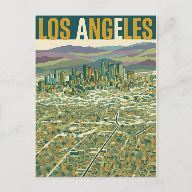 Carte Postale Los Angeles  (Devant)