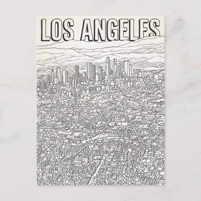 Carte Postale Los Angeles  (Devant)