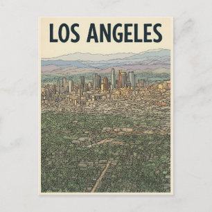 Carte Postale Los Angeles 