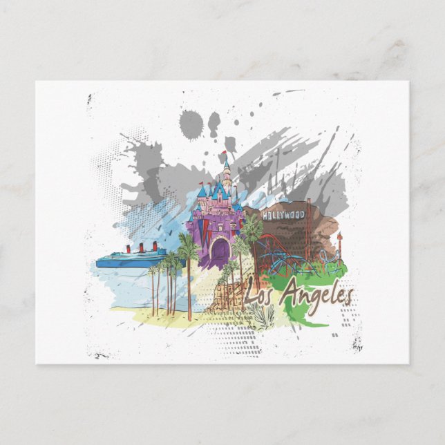 Carte Postale Los Angeles (Devant)