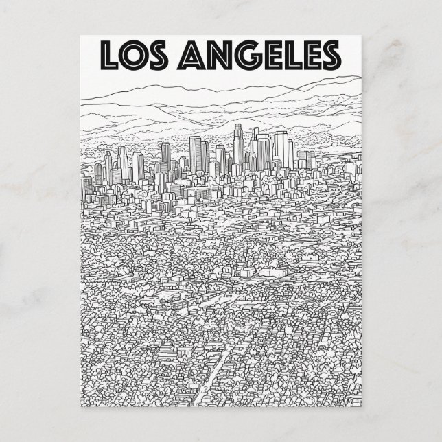 Carte Postale Los Angeles  (Devant)