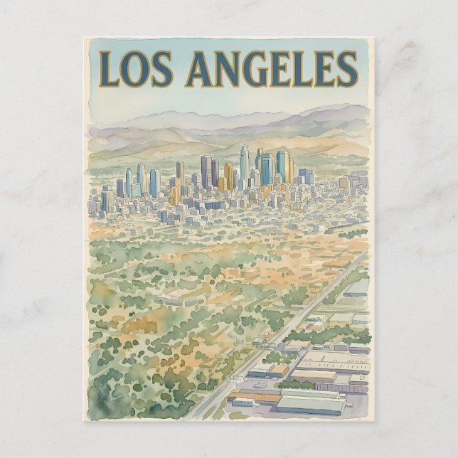 Carte Postale Los Angeles  (Devant)