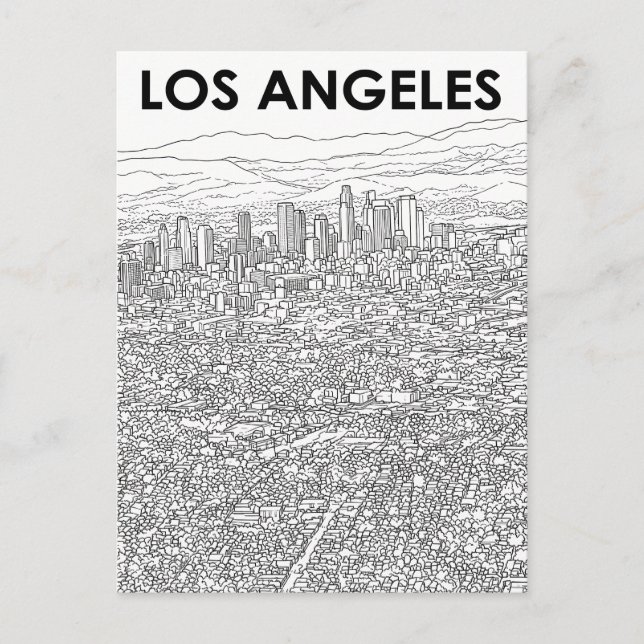 Carte Postale Los Angeles  (Devant)