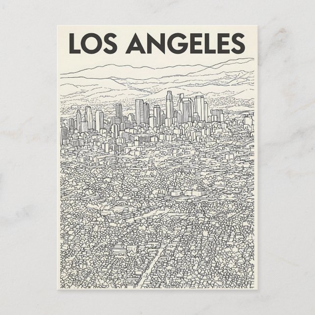 Carte Postale Los Angeles  (Devant)