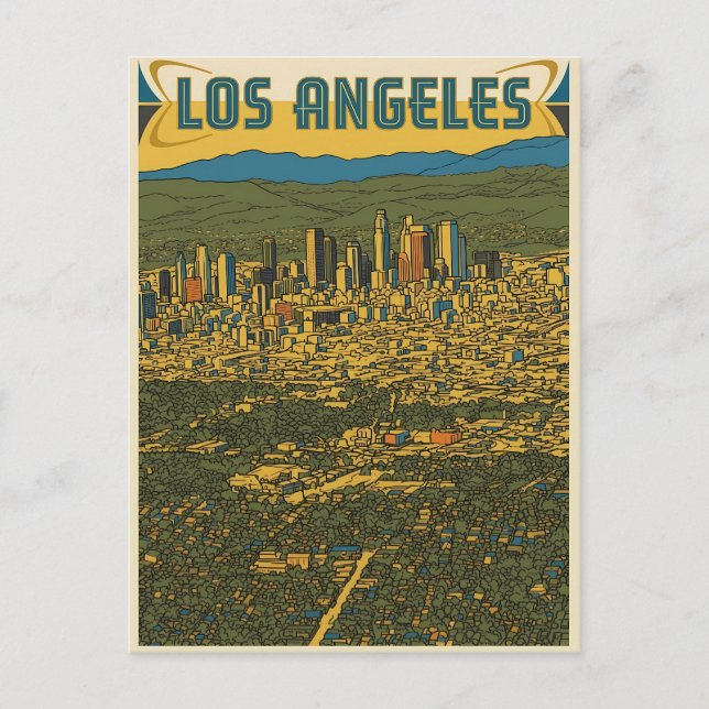 Carte Postale Los Angeles  (Devant)