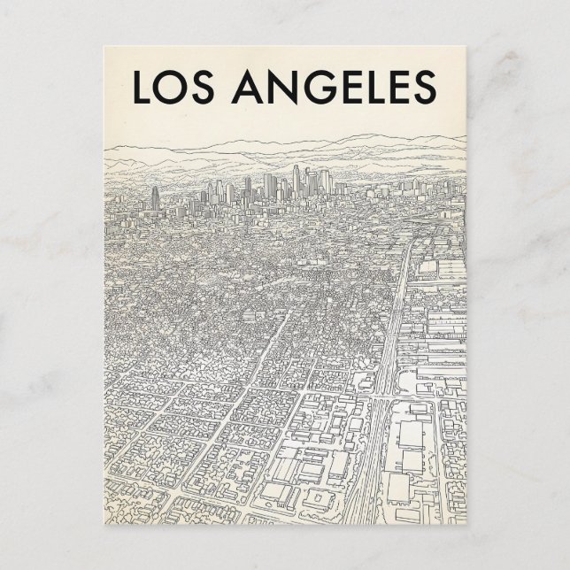 Carte Postale Los Angeles  (Devant)
