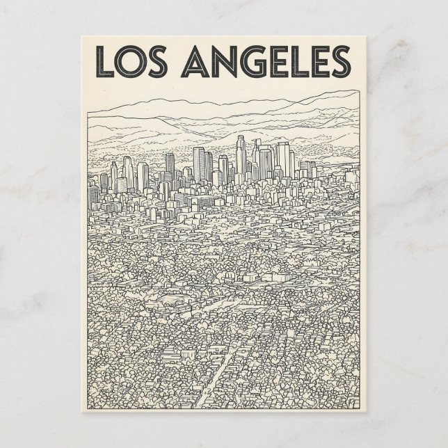 Carte Postale Los Angeles  (Devant)