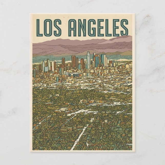 Carte Postale Los Angeles  (Devant)