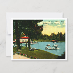 Carte Postale Los Angeles CA Hollenbeck Park 1910